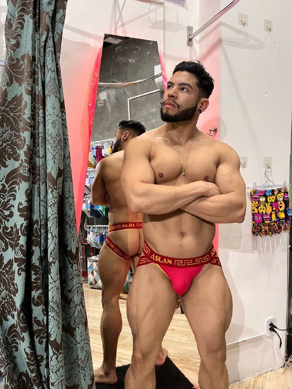 Jockstrap Vermelho Dupla Aslan Aslan Shop Lingerie Masculina