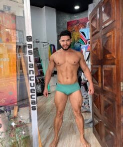 Sunga Dupla Face Verde Multi Color