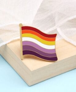 Pin Bandeira Orgulho Lésbico