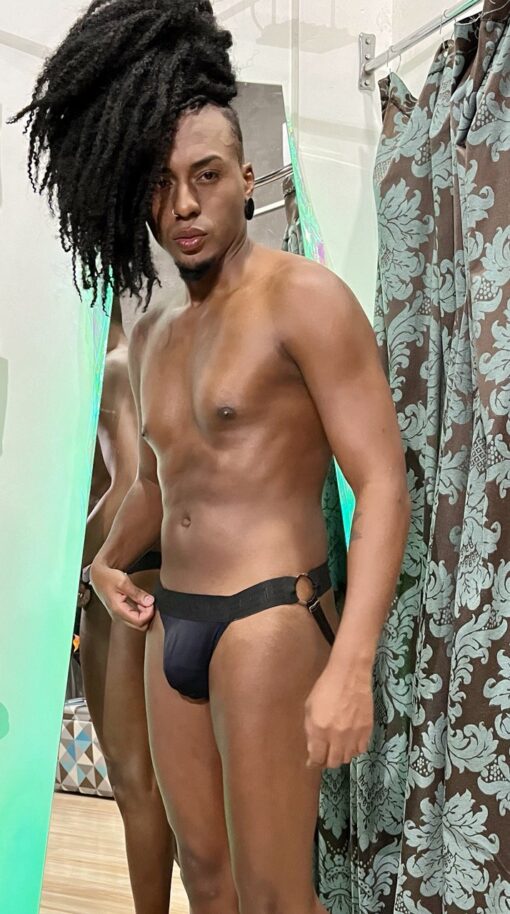 STRING SPIDER PRETA - Imagem 2