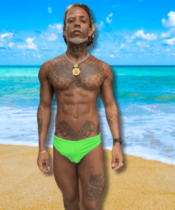 Sunga Slim Verde Neon
