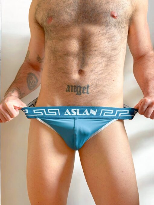 Tanga Azul line Branco - Imagem 3