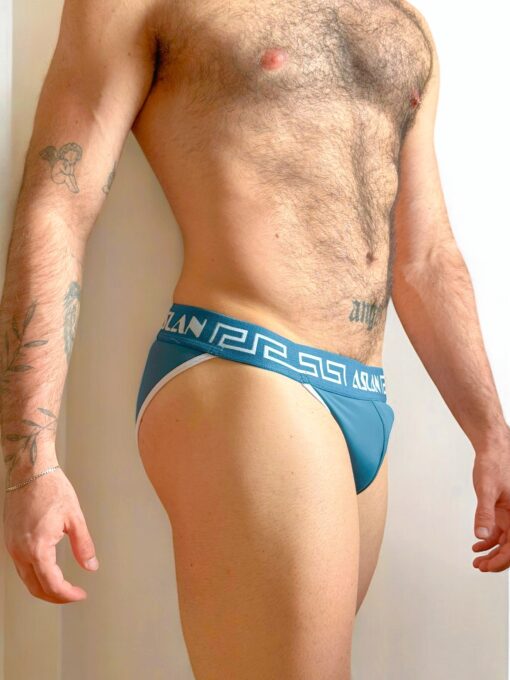 Tanga Azul line Branco - Imagem 6