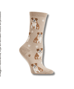 Meia Bege Dog - 33 a 39
