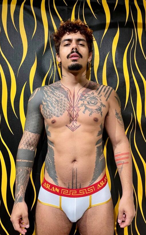 Cueca DryFit Branca Terracota