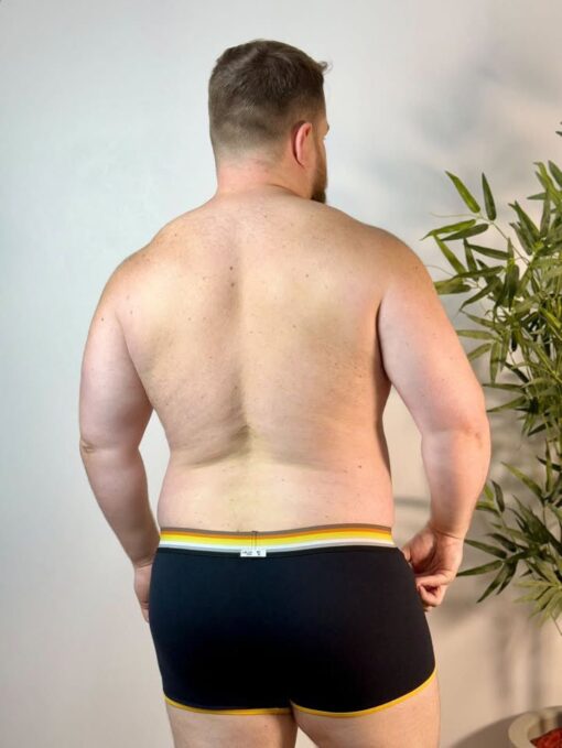 CUECA BOXER PRETA EM ALGODÃO URSOS - Imagem 3