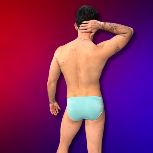 Sunga Slim Azul Celeste Ariel - Imagem 3