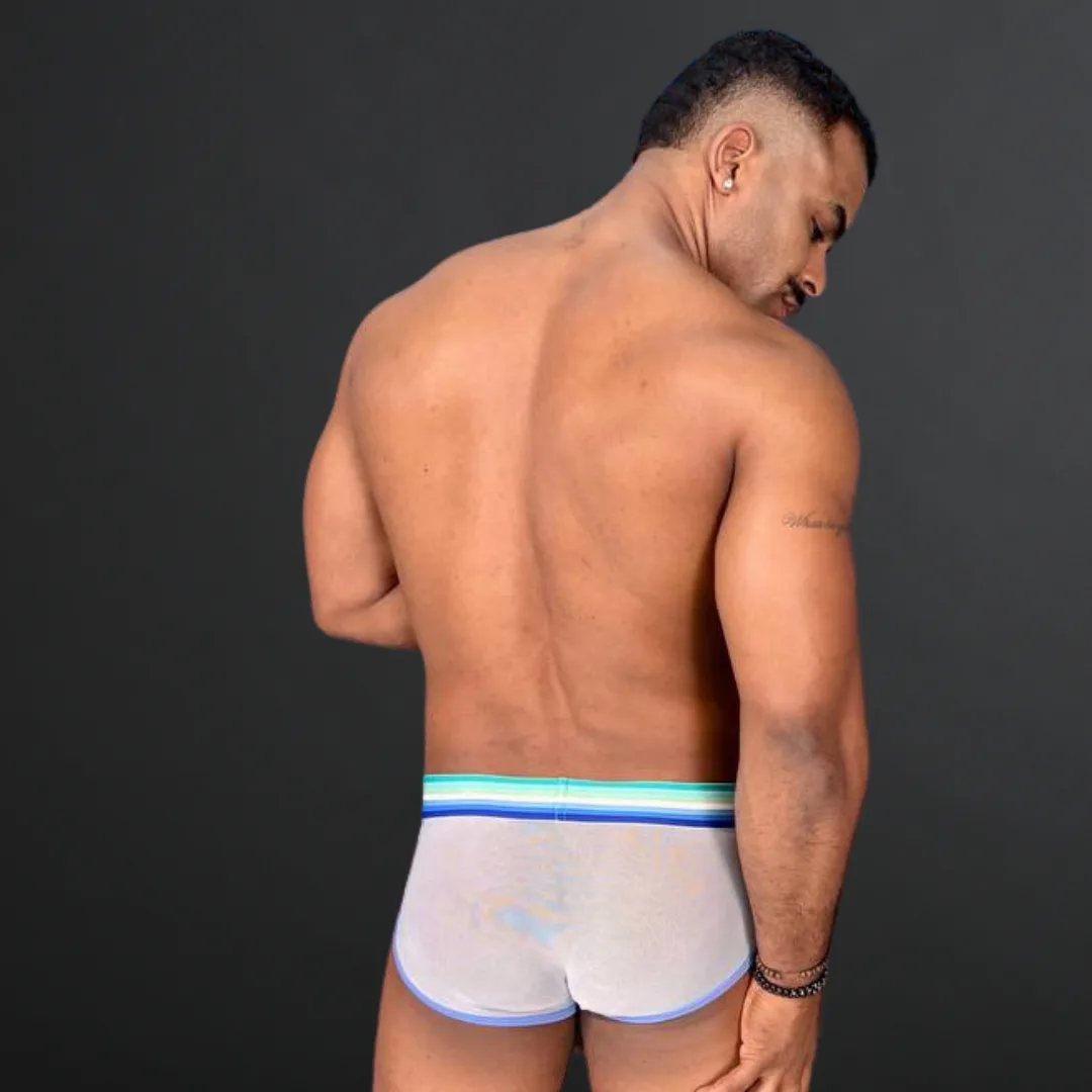 Cueca Azul Transparente Anemo - Imagem 2