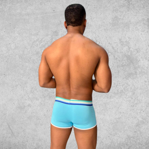 Cueca Boxer Azul Dryfit - Imagem 4