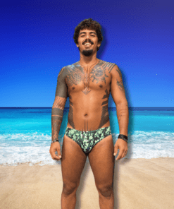 Sunga Slim Camuflada Verde