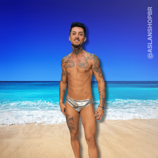 Sunga Slim Prateada - Imagem 2