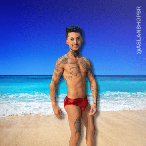 Sunga Vermelho Scarlate Slim - Imagem 3