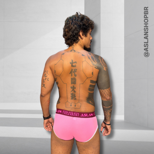 Cueca Rosa line Branco - Imagem 4