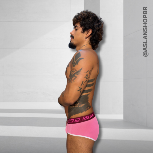 Cueca Rosa line Branco - Imagem 3