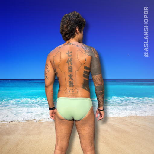 Sunga Verde Pistache Slim - Imagem 2