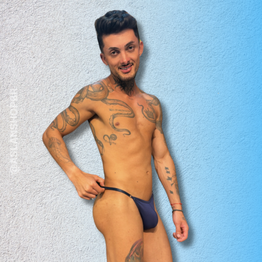String Azul Marinho Lingerie Masculina