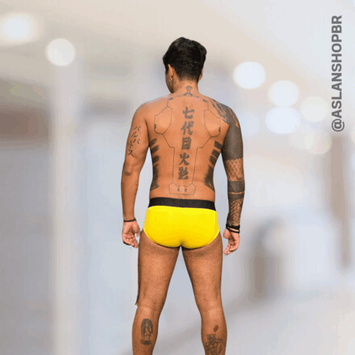 Cueca Amarela Slip Hermes - Imagem 2