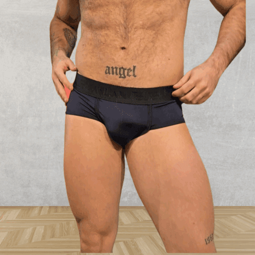 Cueca Preta Slip Dryfit Aslan Jeff