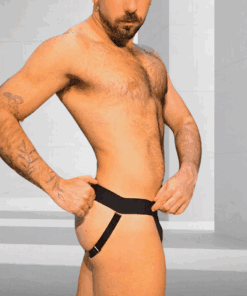 Jockstrap Preta Ajustável Star Zyon