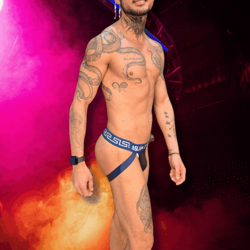 Jockstrap Azul Escuro Aslan - Imagem 4
