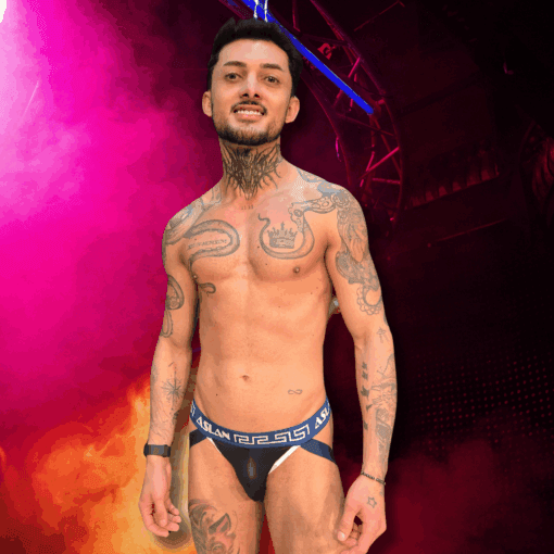 Jockstrap Azul Escuro Aslan