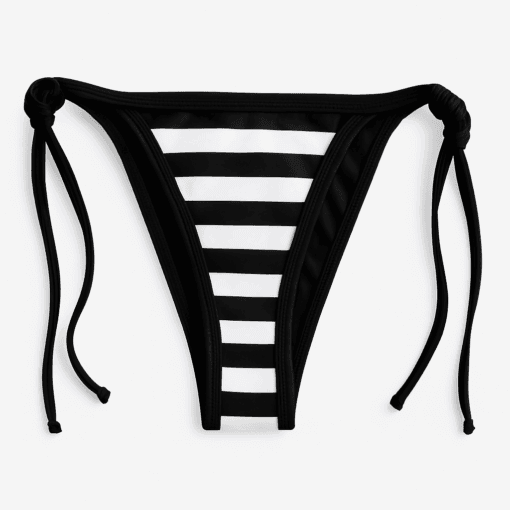 String Listrada Preta de Amarrar - Imagem 2
