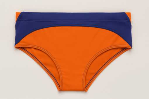 Sunga Infinity Azul e Laranja - Imagem 2