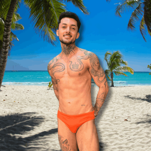 Sunga Magic Laranja Slim Aslan