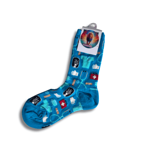 Meia Azul Doctor - Imagem 3