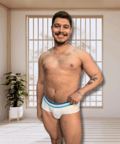 Cueca Branca Dryfit Anemo