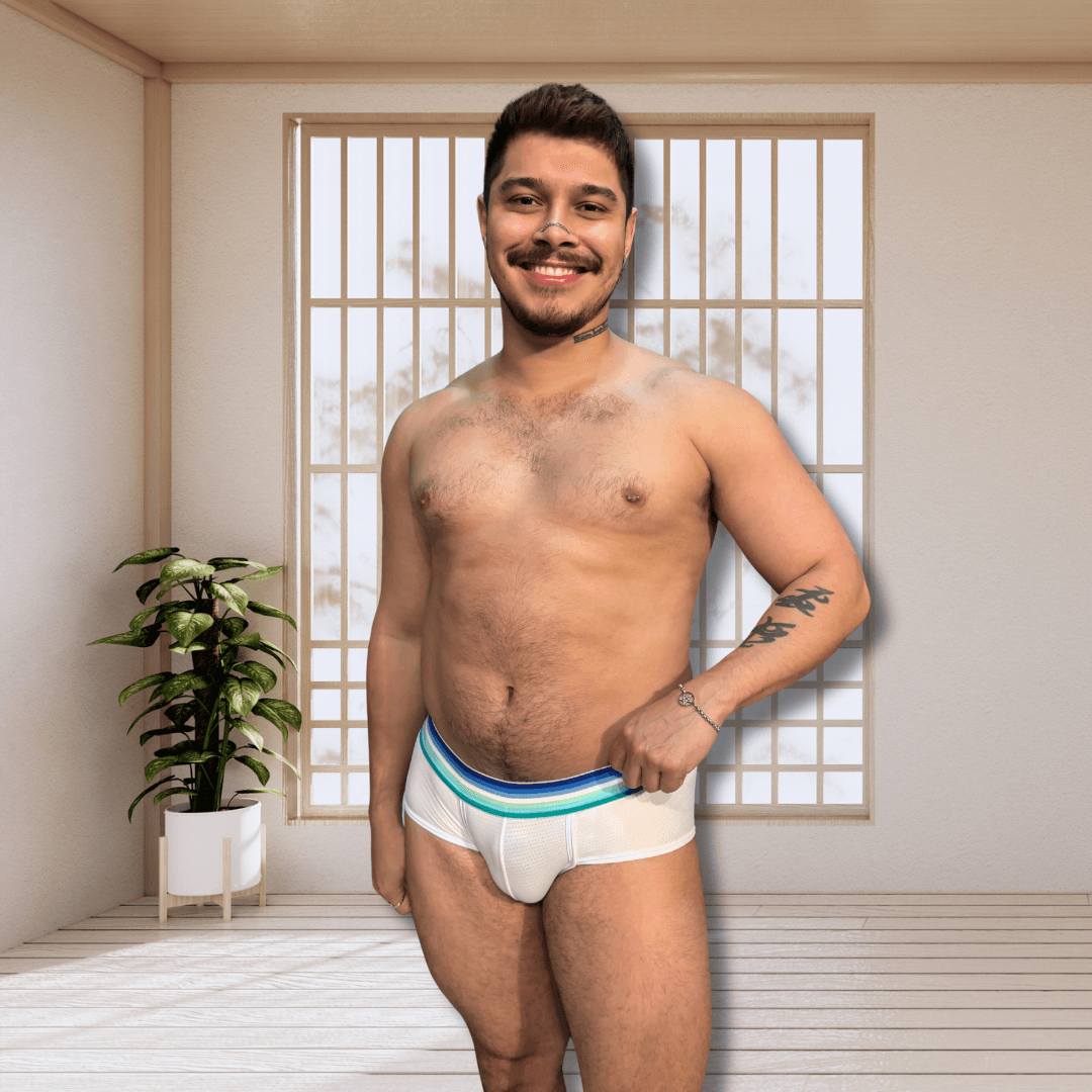 Cueca Branca Dryfit Anemo