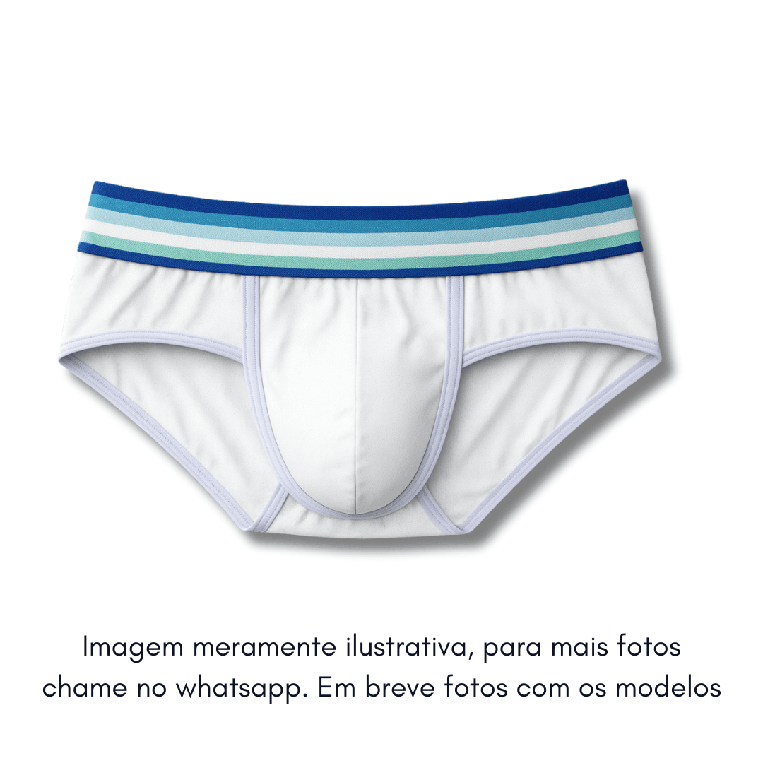 Cueca Branca Dryfit Anemo