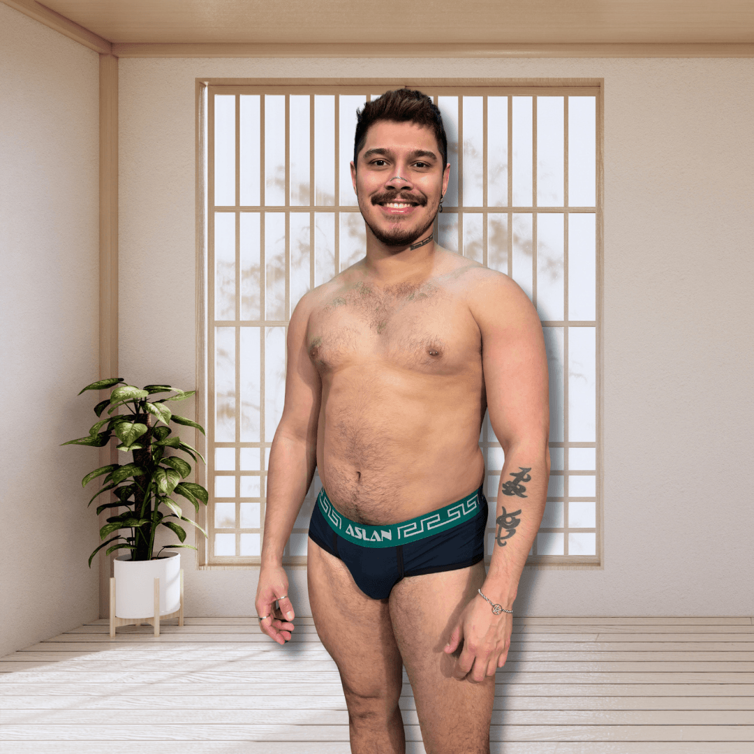 Cueca 100% Algodão Verde