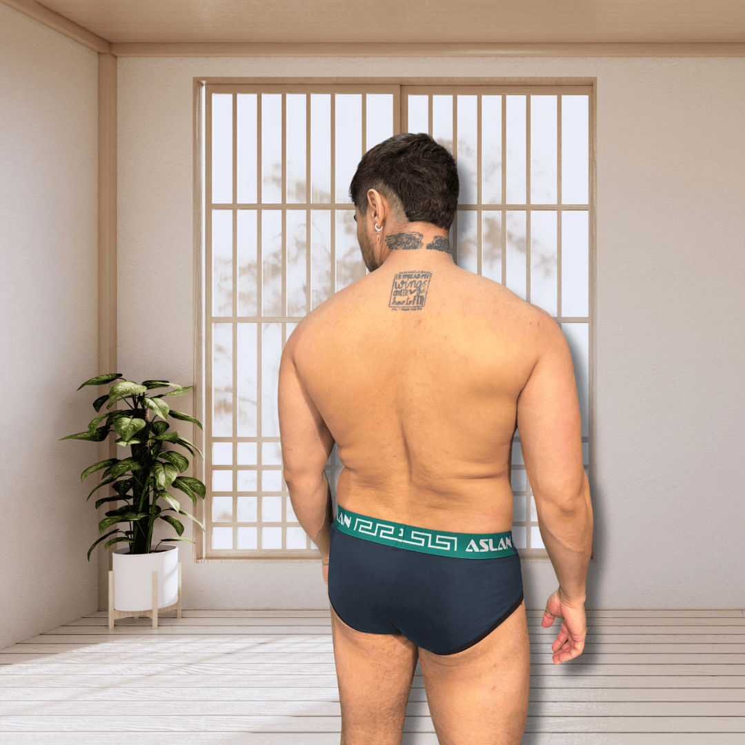 Cueca 100% Algodão Verde - Imagem 2