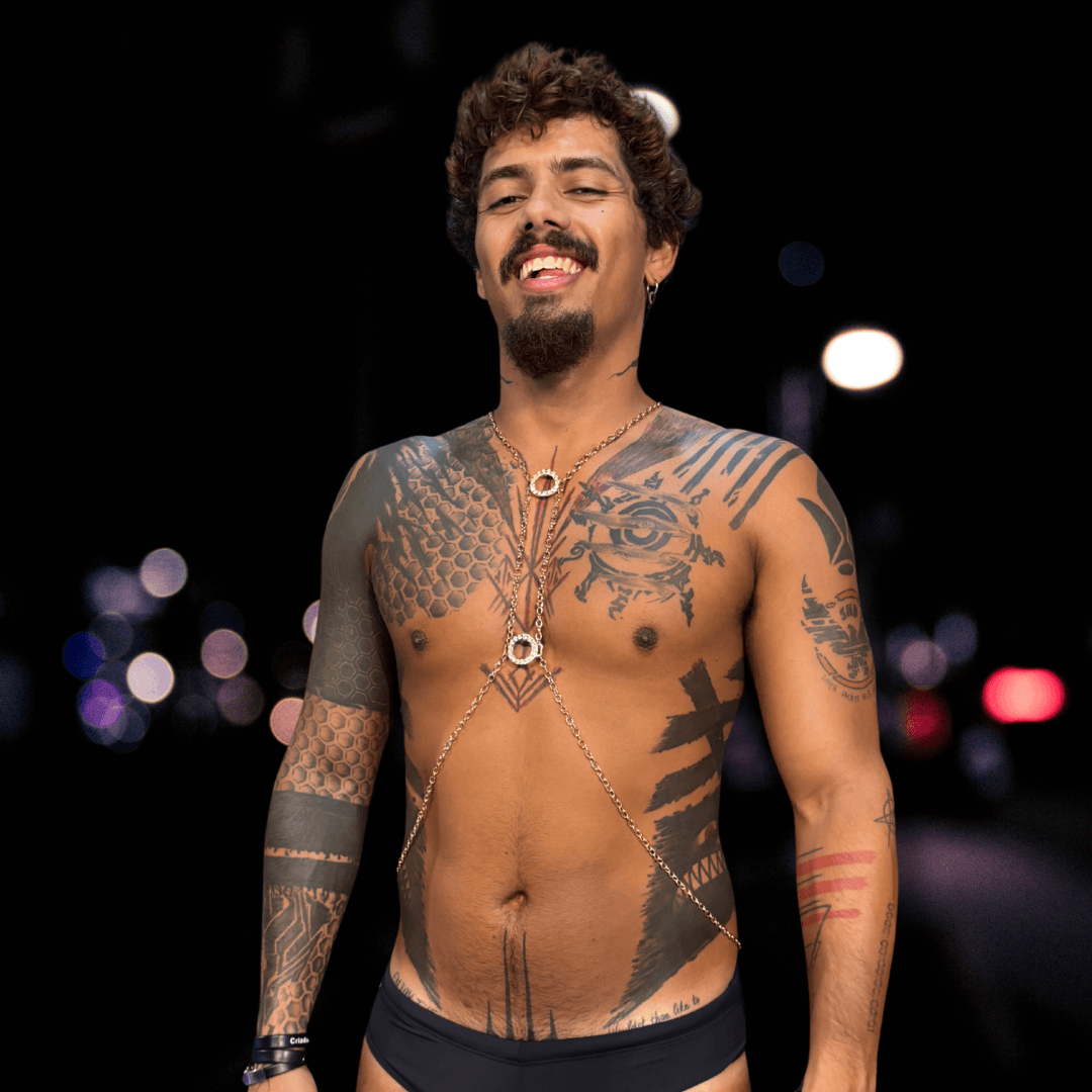 Body Chain Dourado Tito - Imagem 4