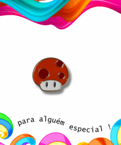 Pin Cogumelo Divertido