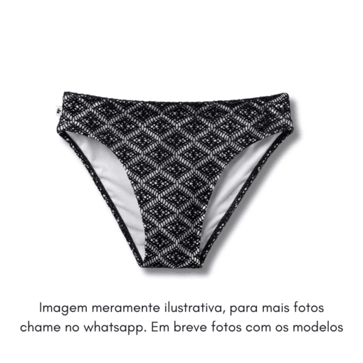 Sunga Branca em Renda Slim