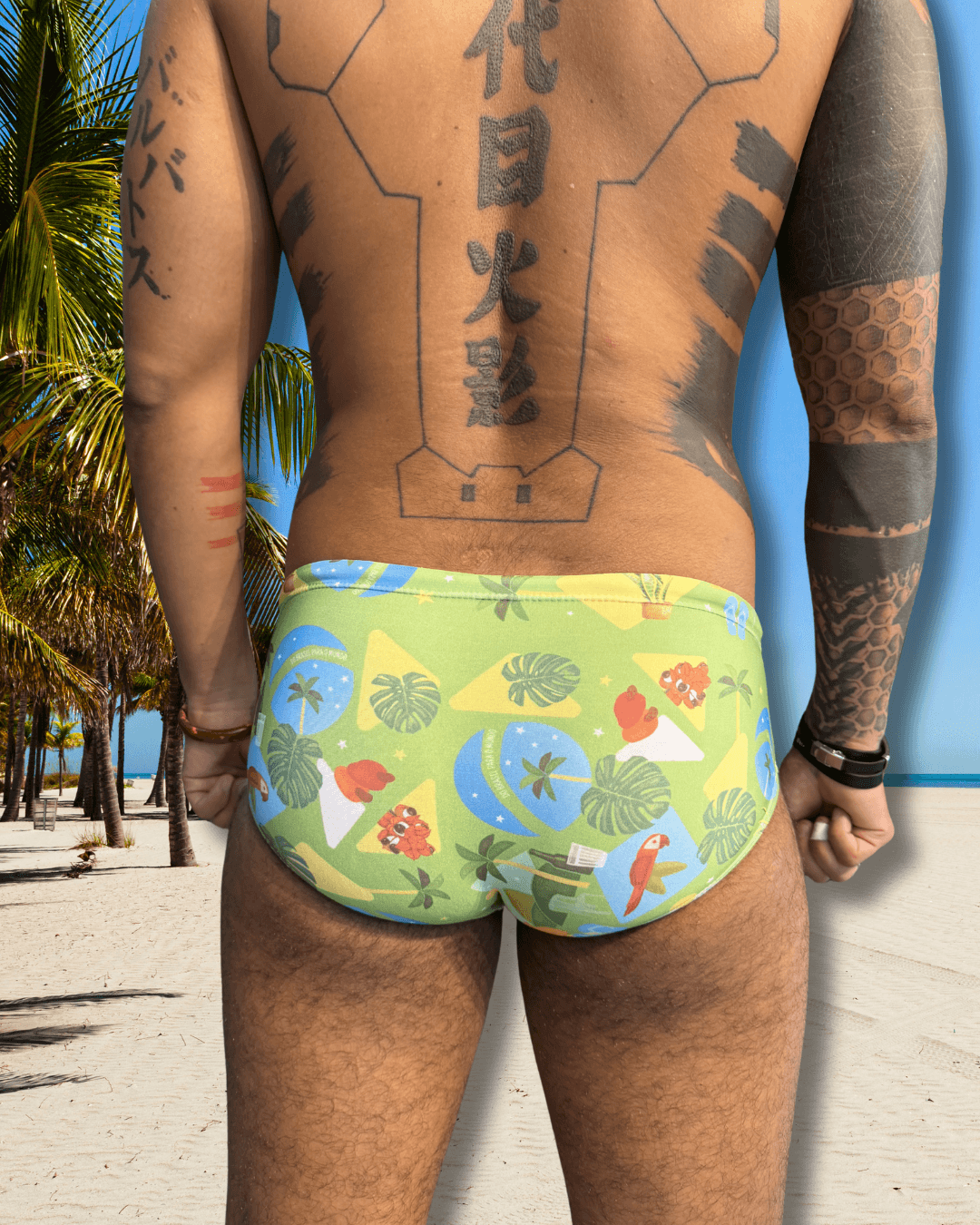 Sunga Brasil Verde Aslan - Imagem 2