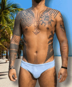 Sunga Azul Céu Slim