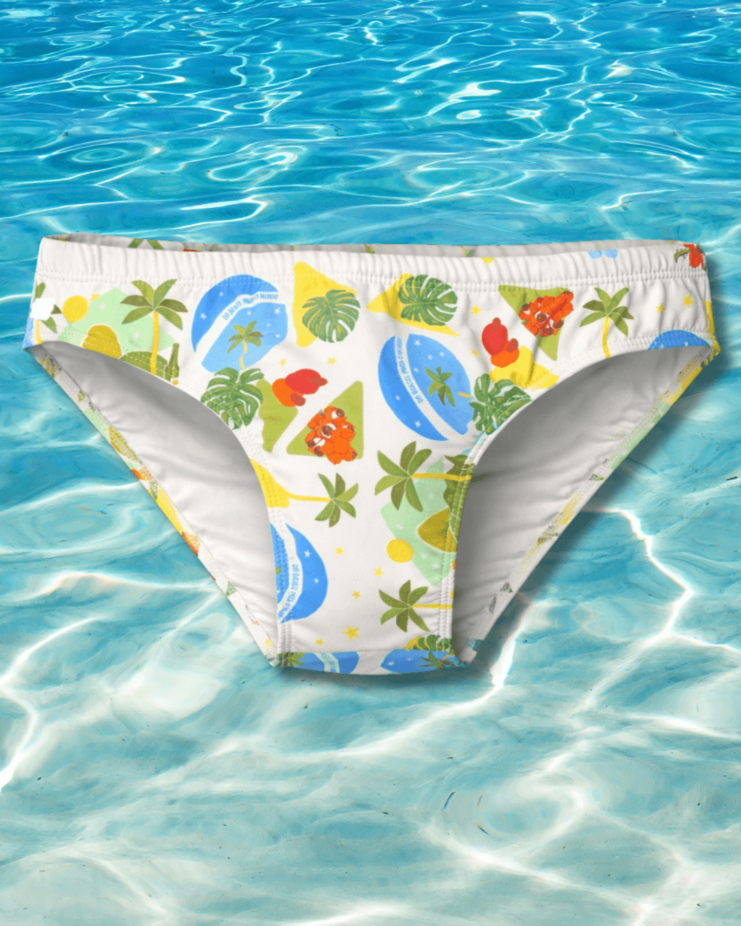 Sunga Brasil Art Branca Slim