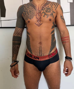 Cueca Preta Dryfit line Ades