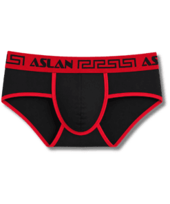 Cueca Preta Dryfit line Vermelho