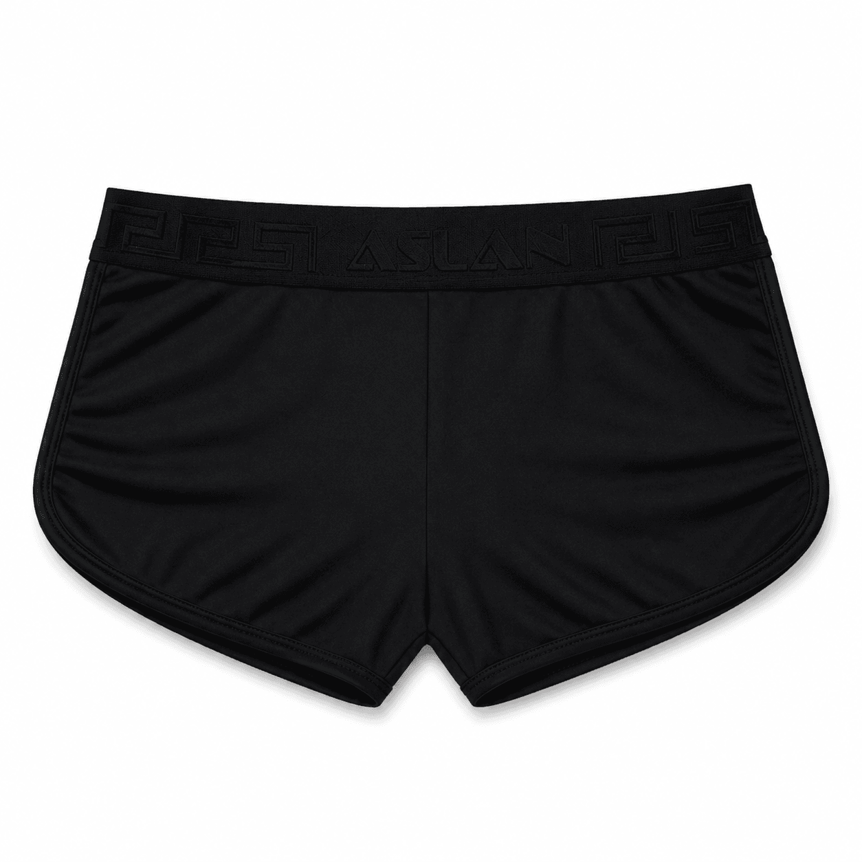 Short de Academia Masculino Aslan com Abertura Lateral – Preto