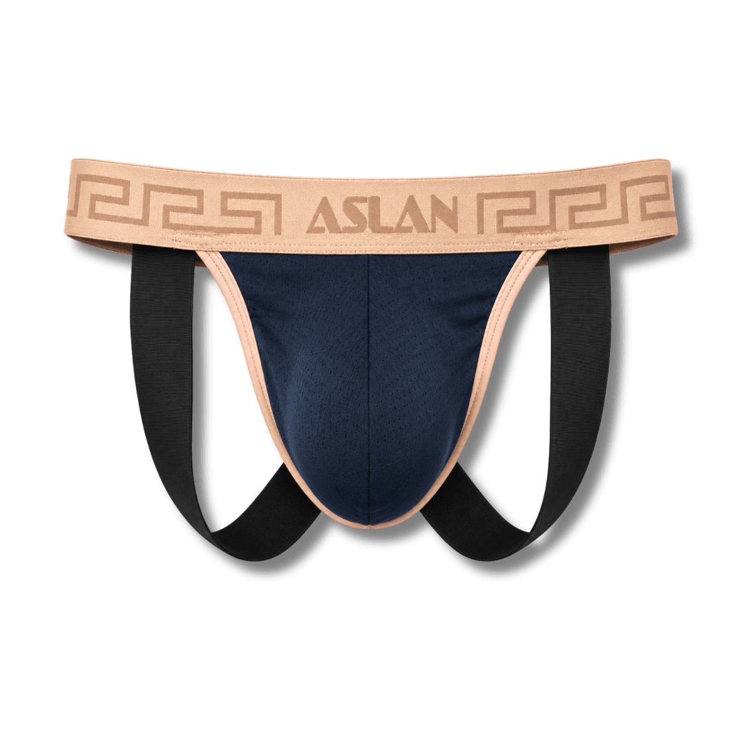 Jockstrap Preta e Areia