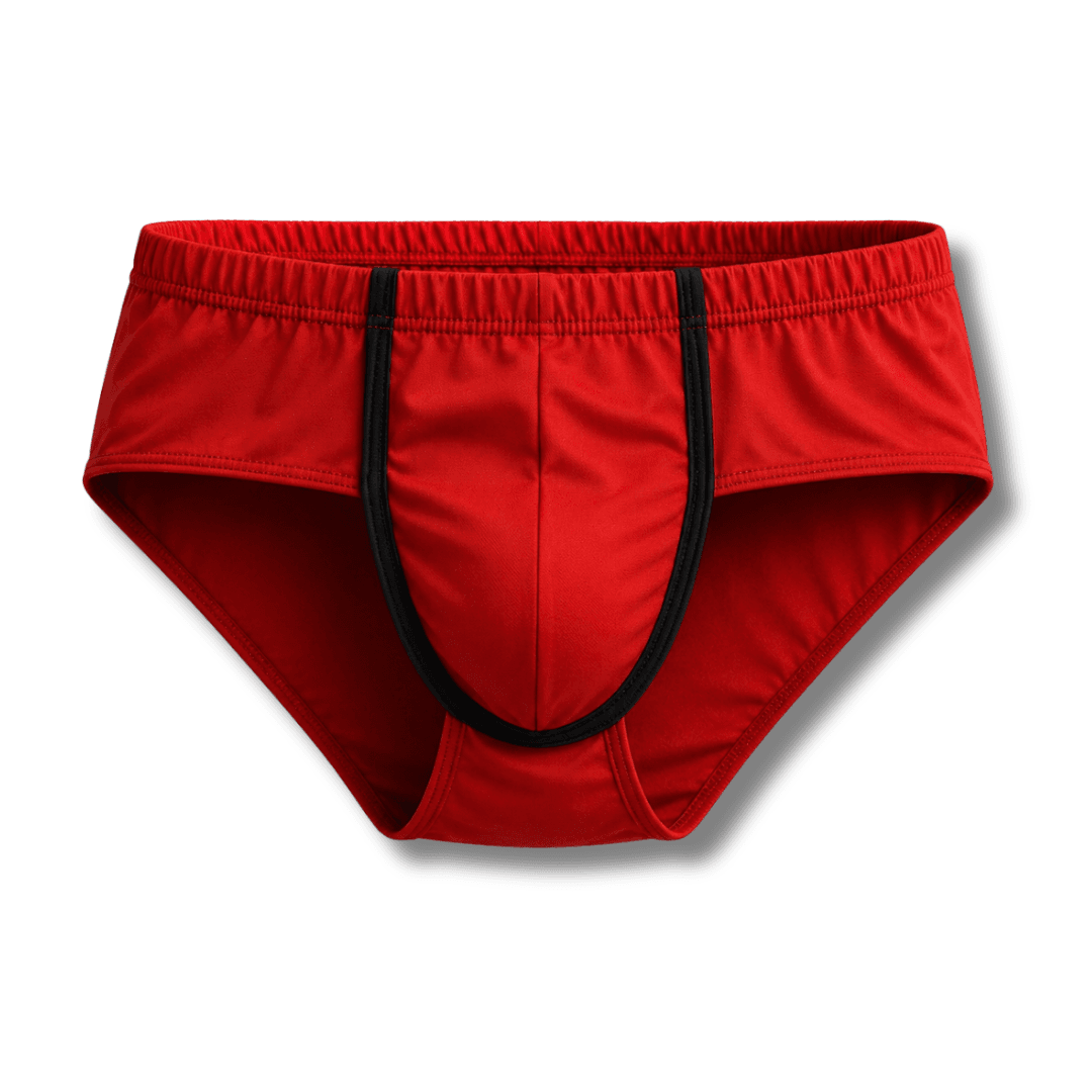 Sunga Marinheiro Vermelho line Preto