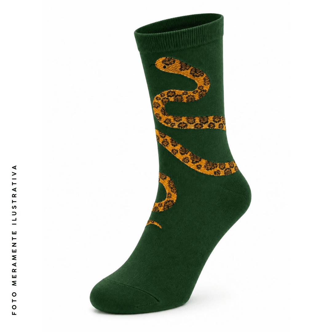 Meia Verde Serpente 40-46