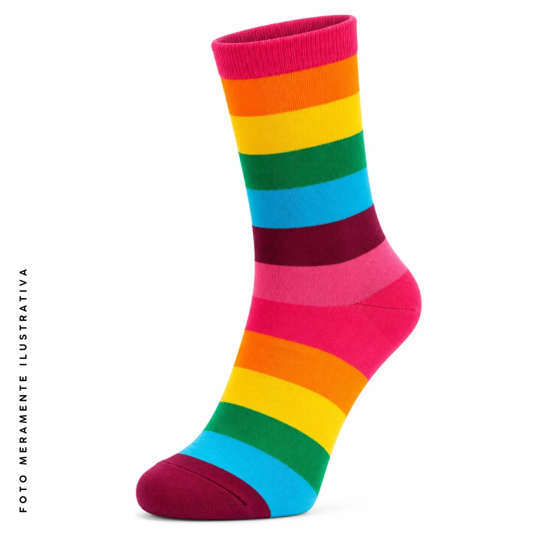 Meia Arco-iris 33-39