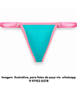 STRING AZUL LINE ROSA