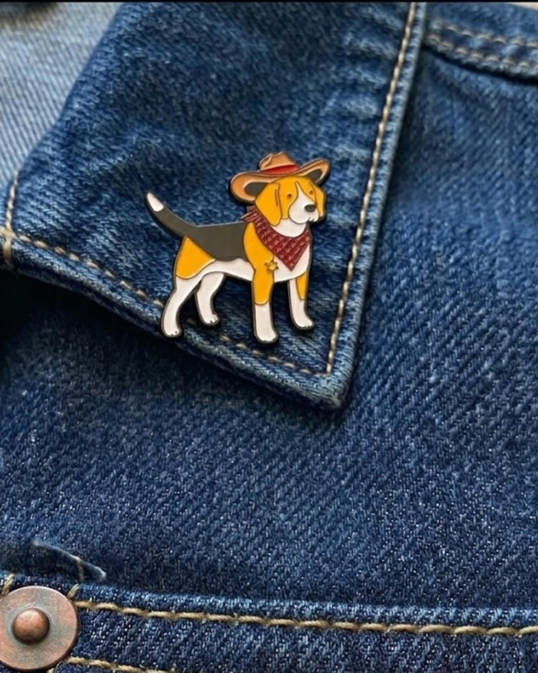Pin Caramelo Dog