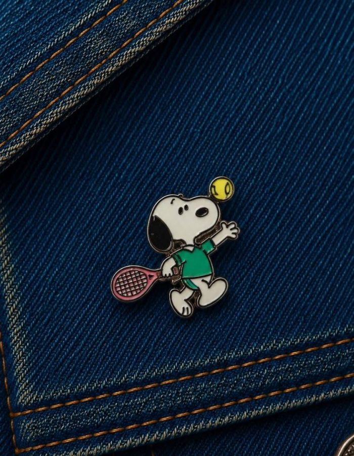 Pin Snoopy tenista